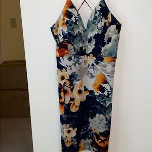 Multicolor mini dress